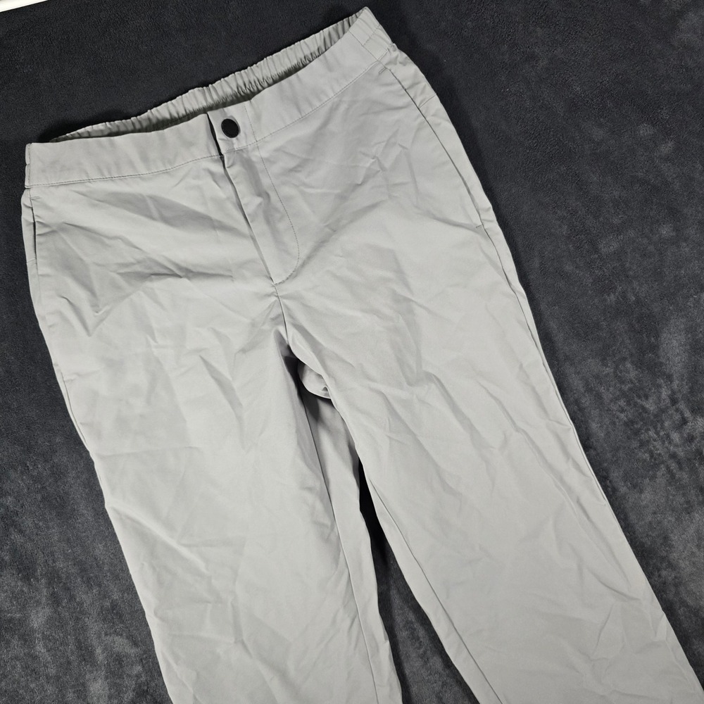 Banana Republic Mens Sz 30 Gray Athletic‎ Fit Drawstring Casual Pants Travel